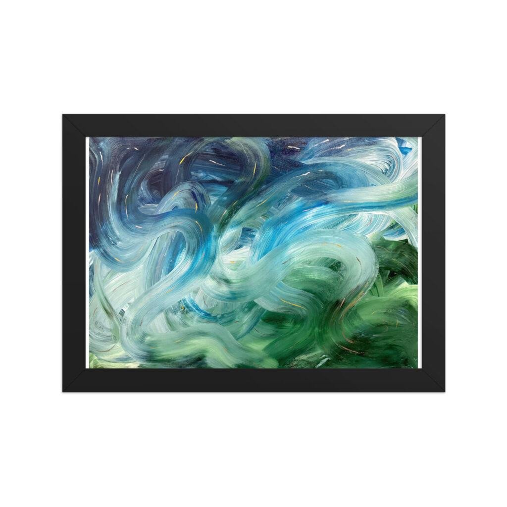 When Stillness Moves — Framed Fine Art Print
