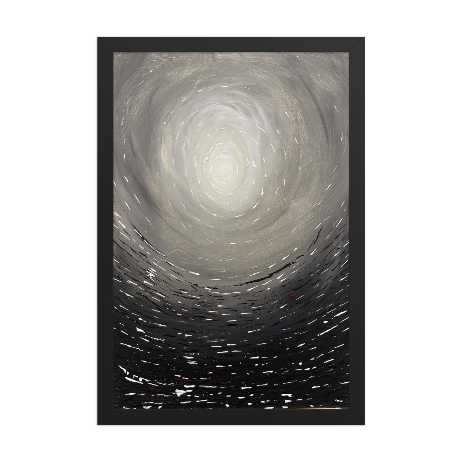 When Silence Closes In — Framed Fine Art Print