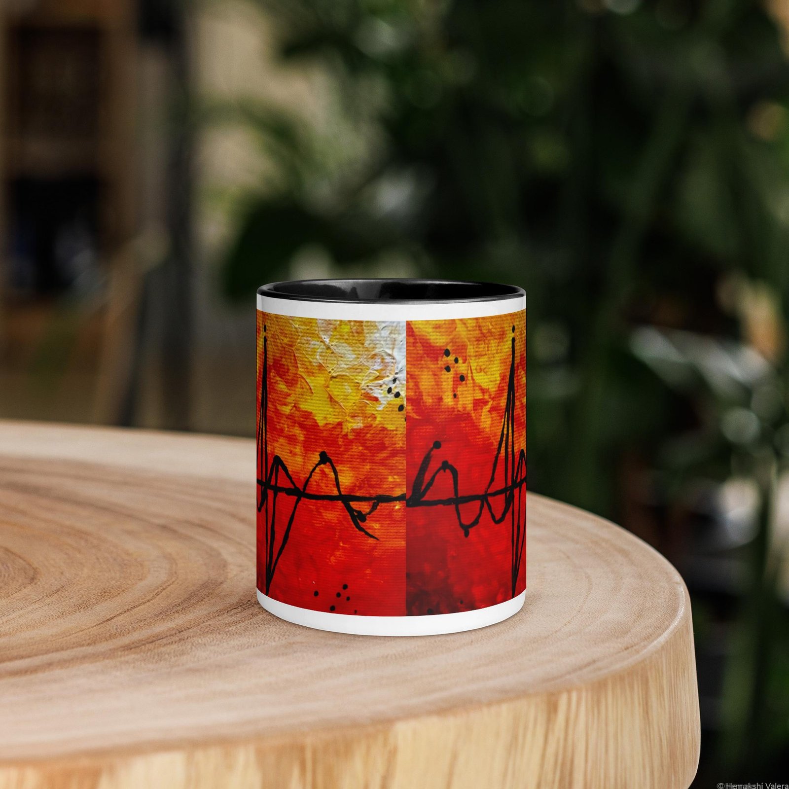 Golden Static Art Mug - Image 7