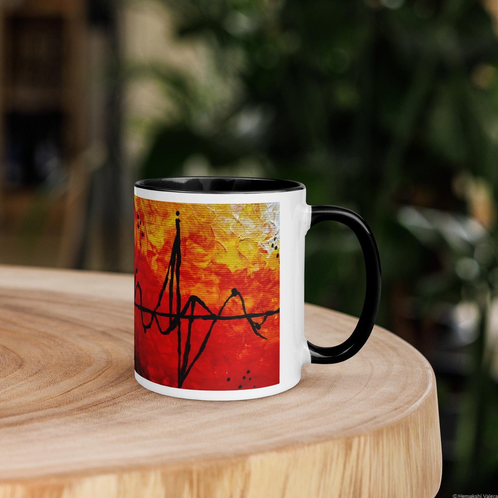 Golden Static Art Mug - Image 9