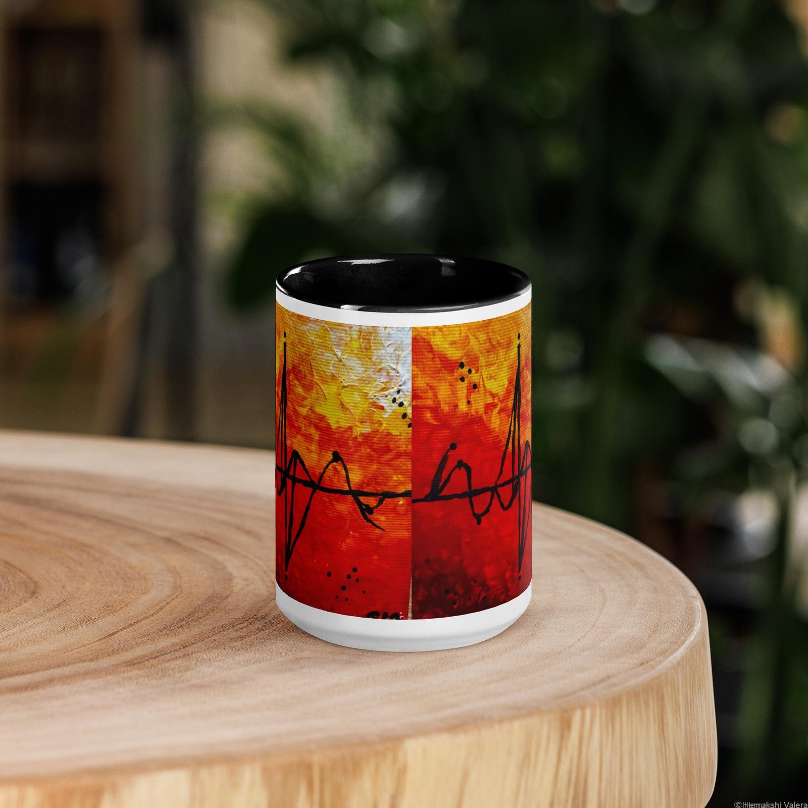 Golden Static Art Mug - Image 10