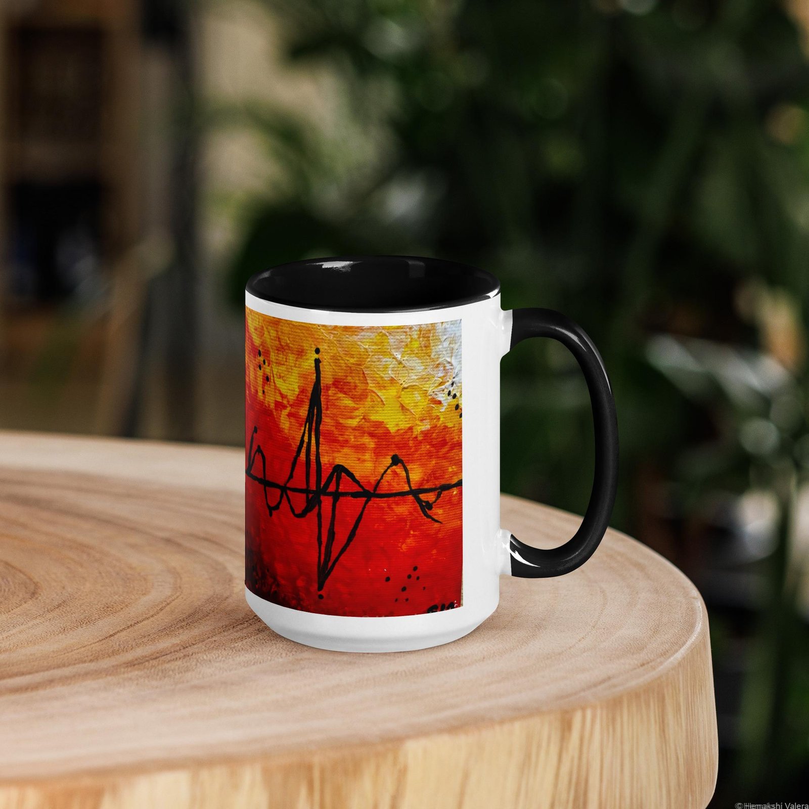 Golden Static Art Mug - Image 12