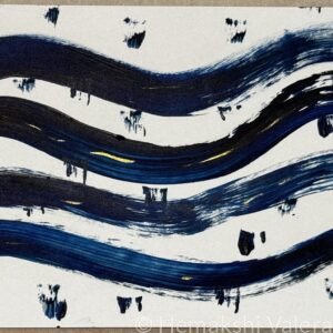 Between the Tides — Original Hand-Painted Postcard