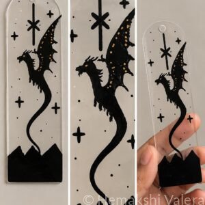 Dragon Flight acrylic bookmark