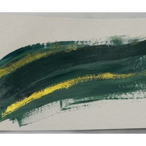 Golden Sweep hand-painted postcard — front