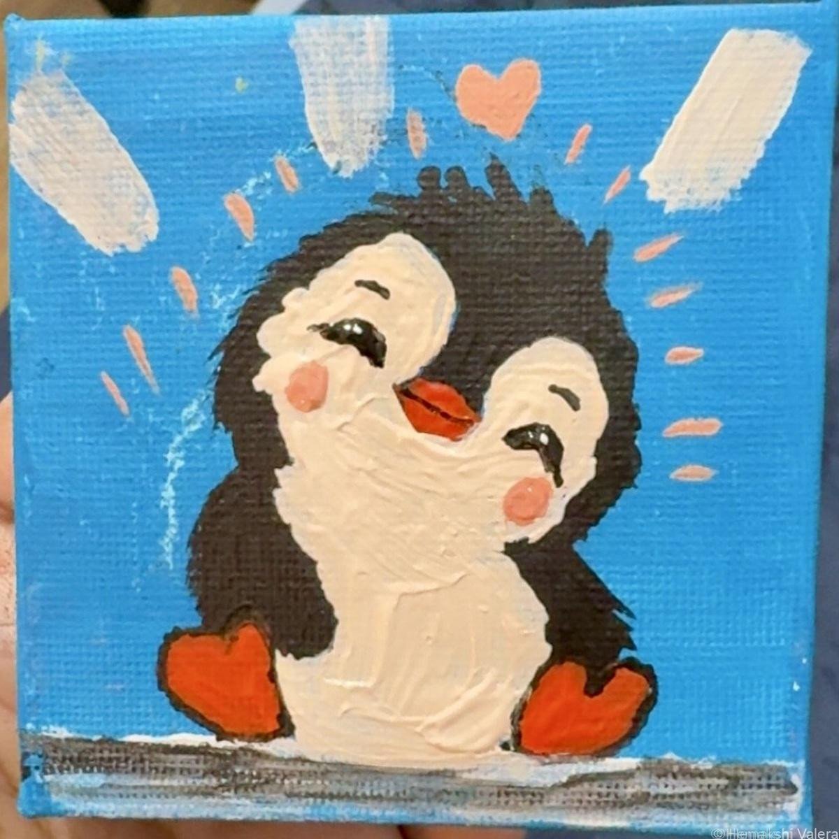 All-Good Alfie original painting by Hemakshi Valera