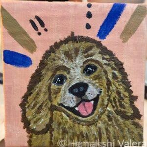 Look-at-Me Louie original painting by Hemakshi Valera
