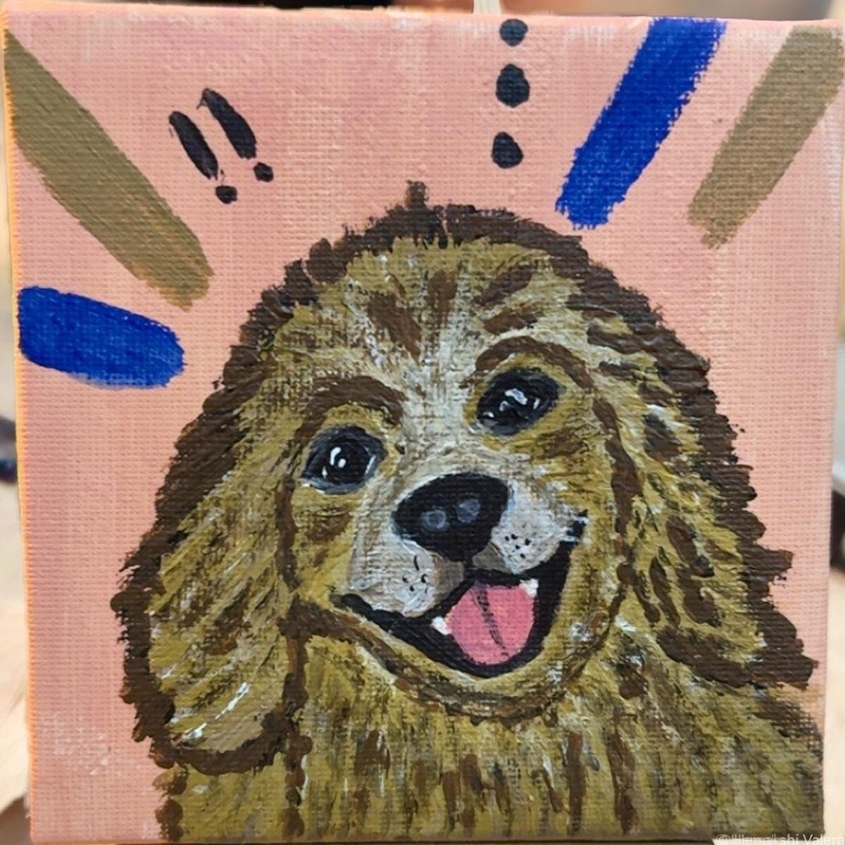 Look-at-Me Louie original painting by Hemakshi Valera