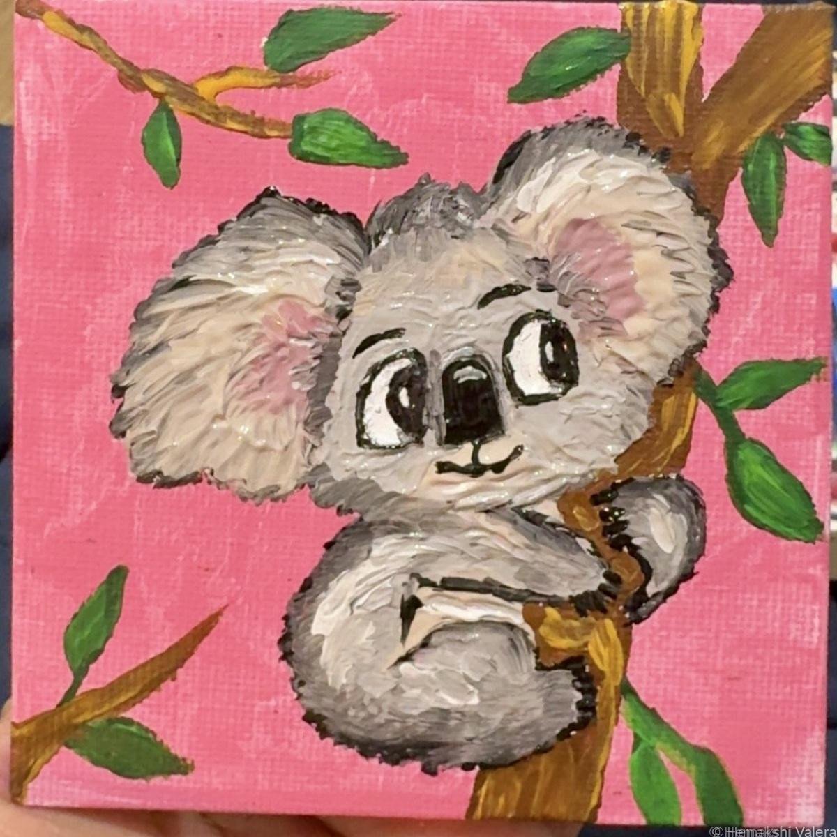 Oh-Really Ollie original painting by Hemakshi Valera